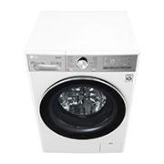 LG Capacity 12kg, Front Load, White Color, TrueSteam, 6 Motion DD, Inverter Direct Drive Motor, WFV1214WHT1