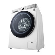 LG Capacity 12kg, Front Load, White Color, TrueSteam, 6 Motion DD, Inverter Direct Drive Motor, WFV1214WHT1