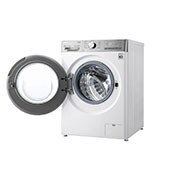 LG Capacity 12kg, Front Load, White Color, TrueSteam, 6 Motion DD, Inverter Direct Drive Motor, WFV1214WHT1