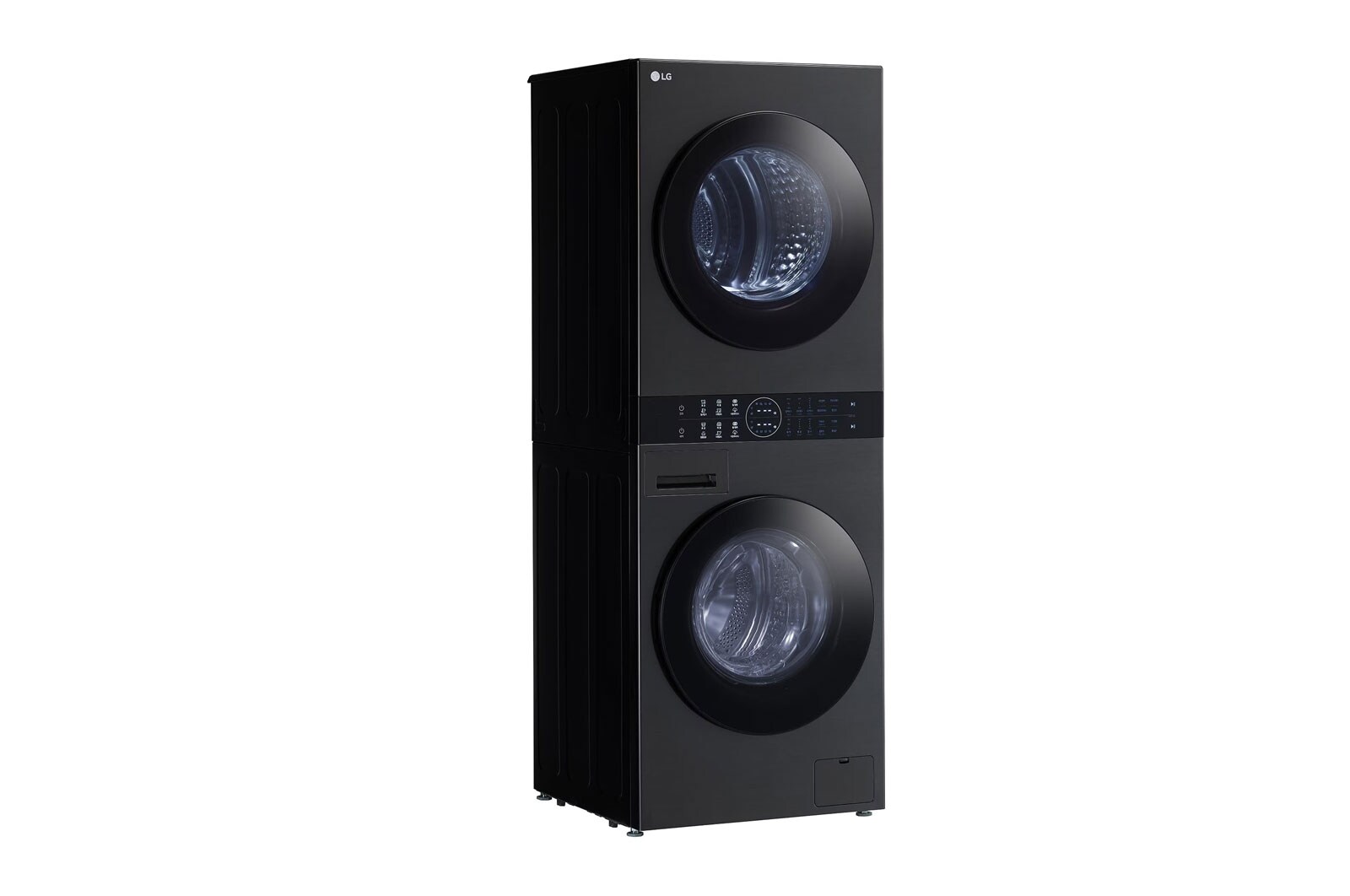 LG 13/10kg LG WashTower™ with Centre Control™, Black Steel color, WK1310BST
