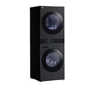 LG 13/10kg LG WashTower™ with Centre Control™, Black Steel color, WK1310BST