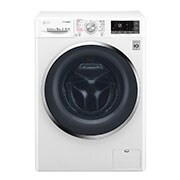 Front view of 8kg  Washer with 5kg Dryer Front load washing machine , Steam , Smart ThinQ (Wi –Fi) WSC0805WH