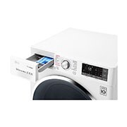 LG 8kg  Washer with 5kg Dryer Front load washing machine , Steam , Smart ThinQ (Wi –Fi), WSC0805WH