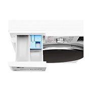 LG 8kg  Washer with 5kg Dryer Front load washing machine , Steam , Smart ThinQ (Wi –Fi), WSC0805WH