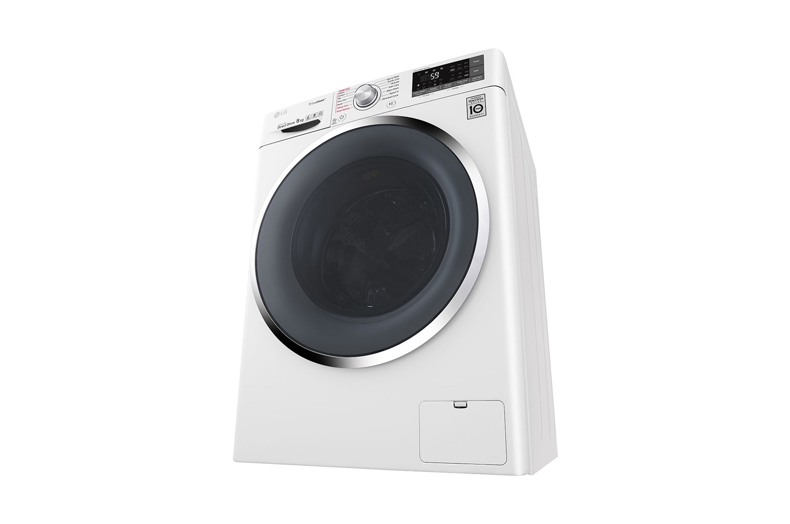 LG 8kg  Washer with 5kg Dryer Front load washing machine , Steam , Smart ThinQ (Wi –Fi), WSC0805WH