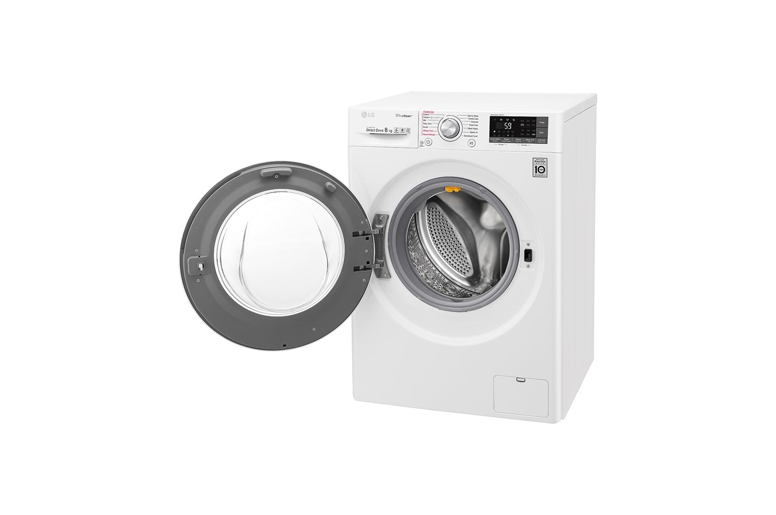LG 8kg  Washer with 5kg Dryer Front load washing machine , Steam , Smart ThinQ (Wi –Fi), WSC0805WH
