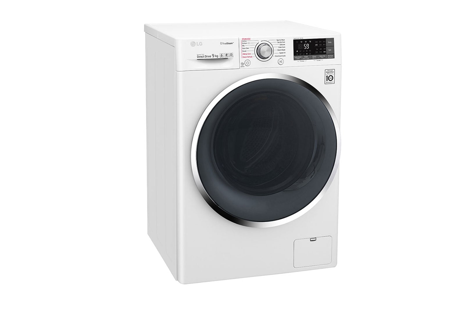 LG 9kg washer with 5kg Dryer Front load washing machine, White Color, Turbo Dry , WSC0905WHN