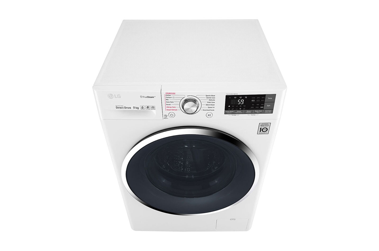 LG 9kg washer with 5kg Dryer Front load washing machine, White Color, Turbo Dry , WSC0905WHN