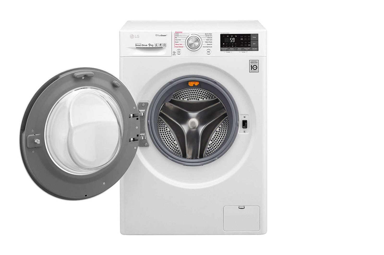 LG 9kg washer with 5kg Dryer Front load washing machine, White Color, Turbo Dry , WSC0905WHN