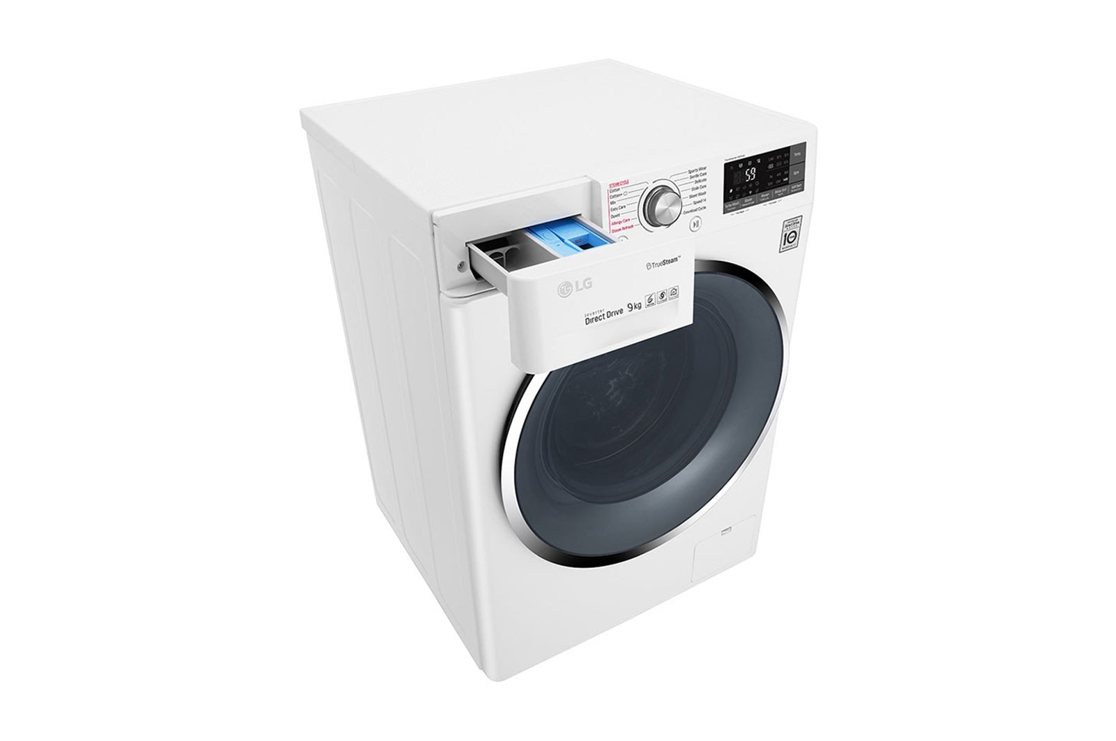 LG 9kg washer with 5kg Dryer Front load washing machine, White Color, Turbo Dry , WSC0905WHN