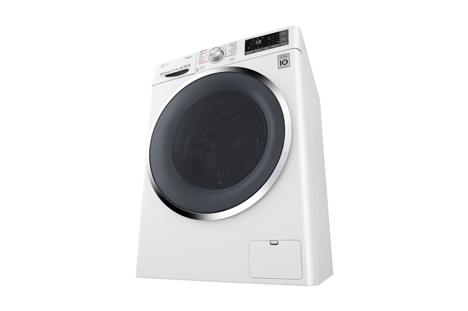 LG 10.5kg washer with 7kg Dryer Front load washing machine, White Color, Turbo Dry, WSC1107WHN