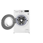 LG 8 kg Washer with 5kg Dryer Front Load washing Machine with AI DD™ (Intelligent Care with 18% More Fabric Protection) , Washer and Dryer in One, Steam,Bigger Capacity in Same Size,SmartThinQ™ (Wi-Fi), Tempered Glass Door, Stainless Lifter., WSV0805WH