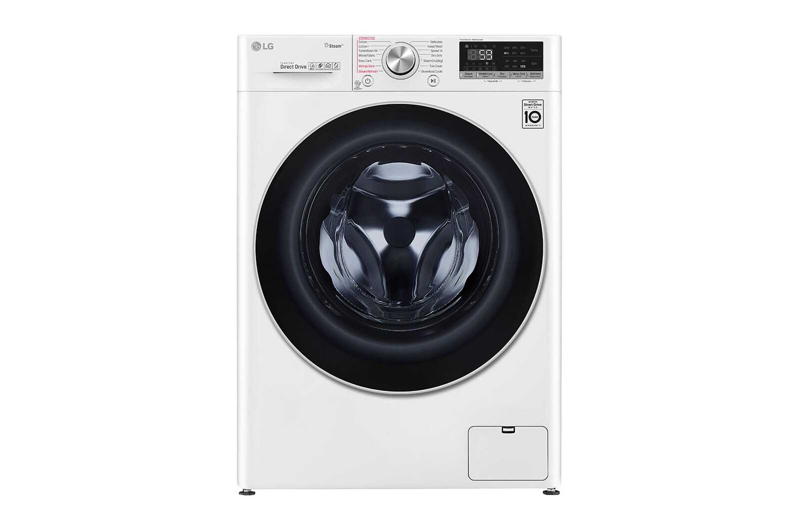8 kg Washer with 5kg Dryer Front Load washing Machine with AI DD™ (Intelligent Care with 18% More Fabric Protection) , Washer and Dryer in One, Steam,Bigger Capacity in Same Size,SmartThinQ™ (Wi-Fi), 