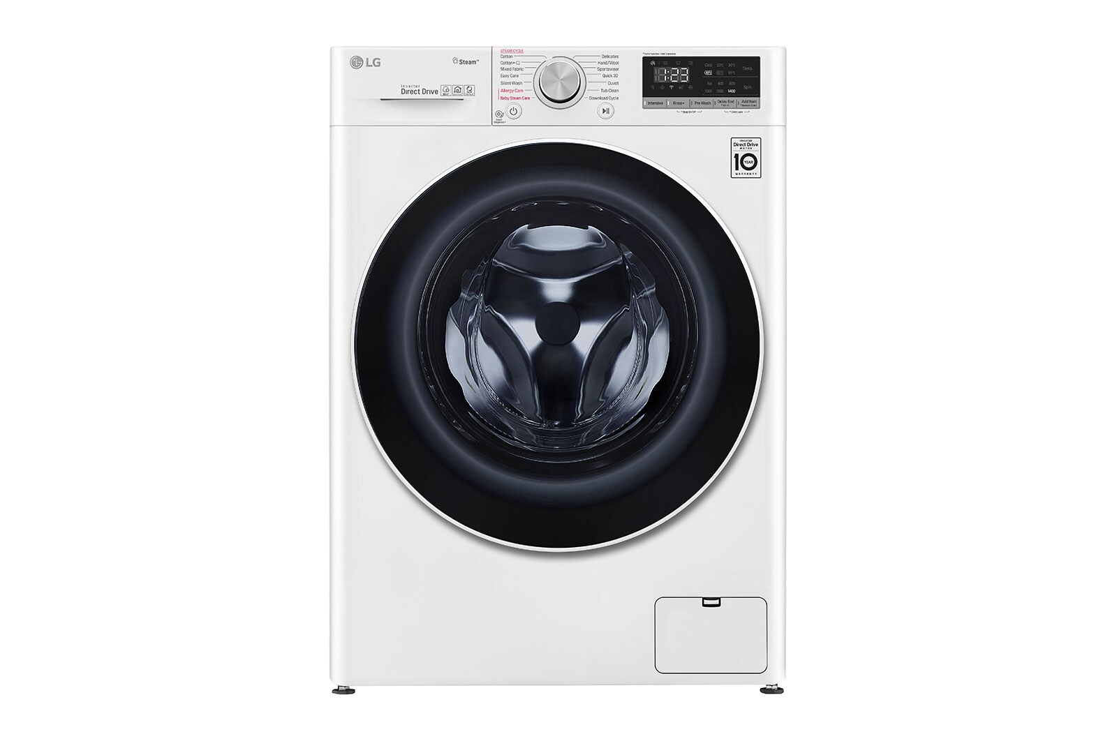 Front view of 9 kg with 6 kg Dryer |  Front Load | AI DD™ WSV0906WH