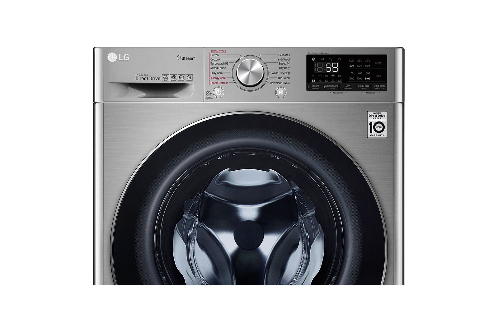 LG 10.5 kg Washer with 7 kg Dryer | Front Load | with AI DD™ , WSV1107XMT