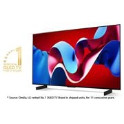 LG 42'' LG OLED evo AI C4 4K Smart TV 2024, OLED42C44LA