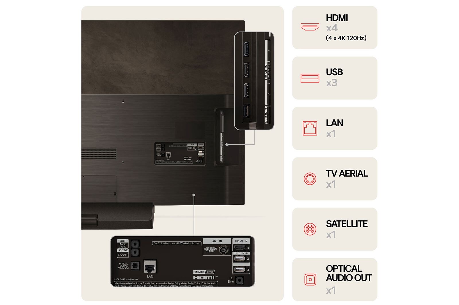 LG 48'' LG OLED evo AI C4 4K Smart TV 2024, OLED48C44LA