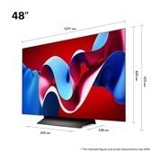 LG 48'' LG OLED evo AI C4 4K Smart TV 2024, OLED48C44LA