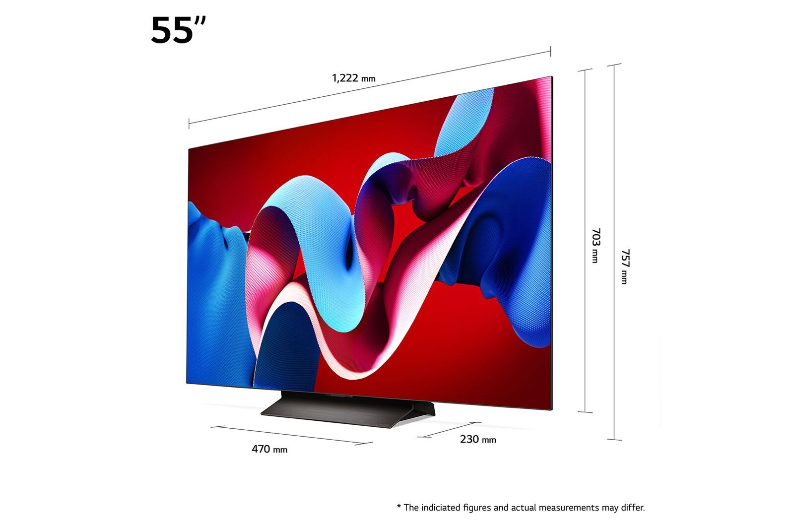 LG 55'' LG OLED evo AI C4 4K Smart TV 2024, OLED55C44LA