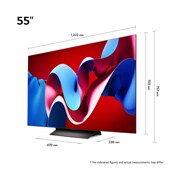 LG 55'' LG OLED evo AI C4 4K Smart TV 2024, OLED55C44LA