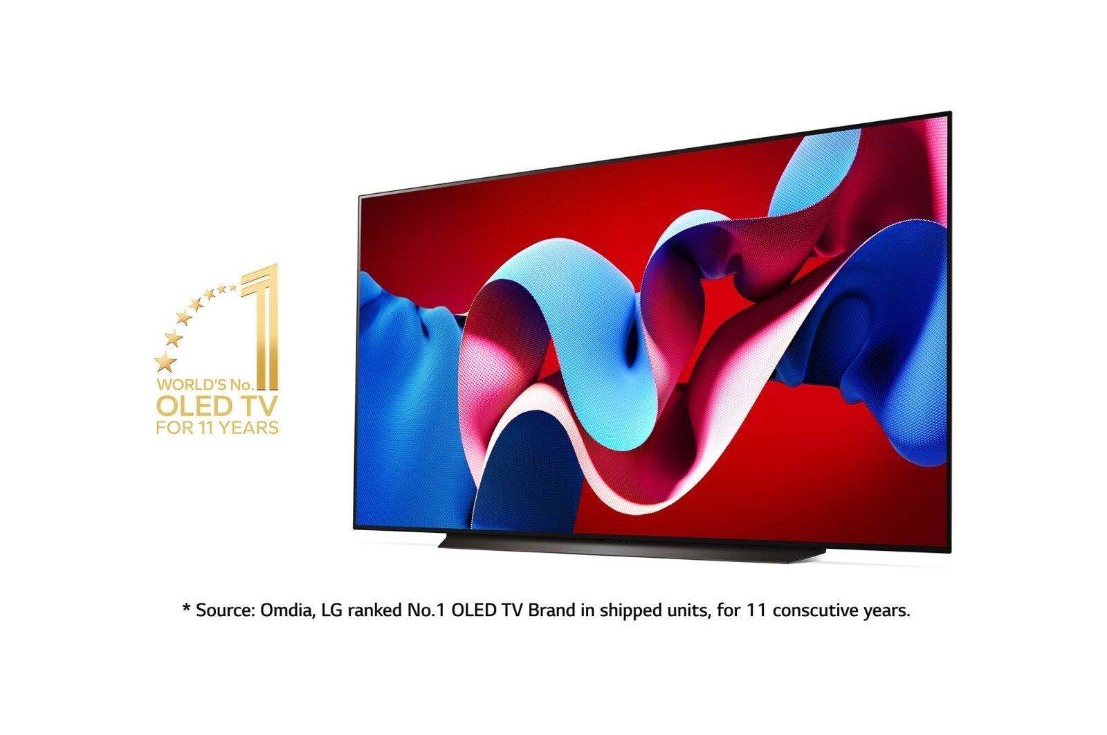 LG 83'' LG OLED evo AI C4 4K Smart TV 2024, OLED83C44LA