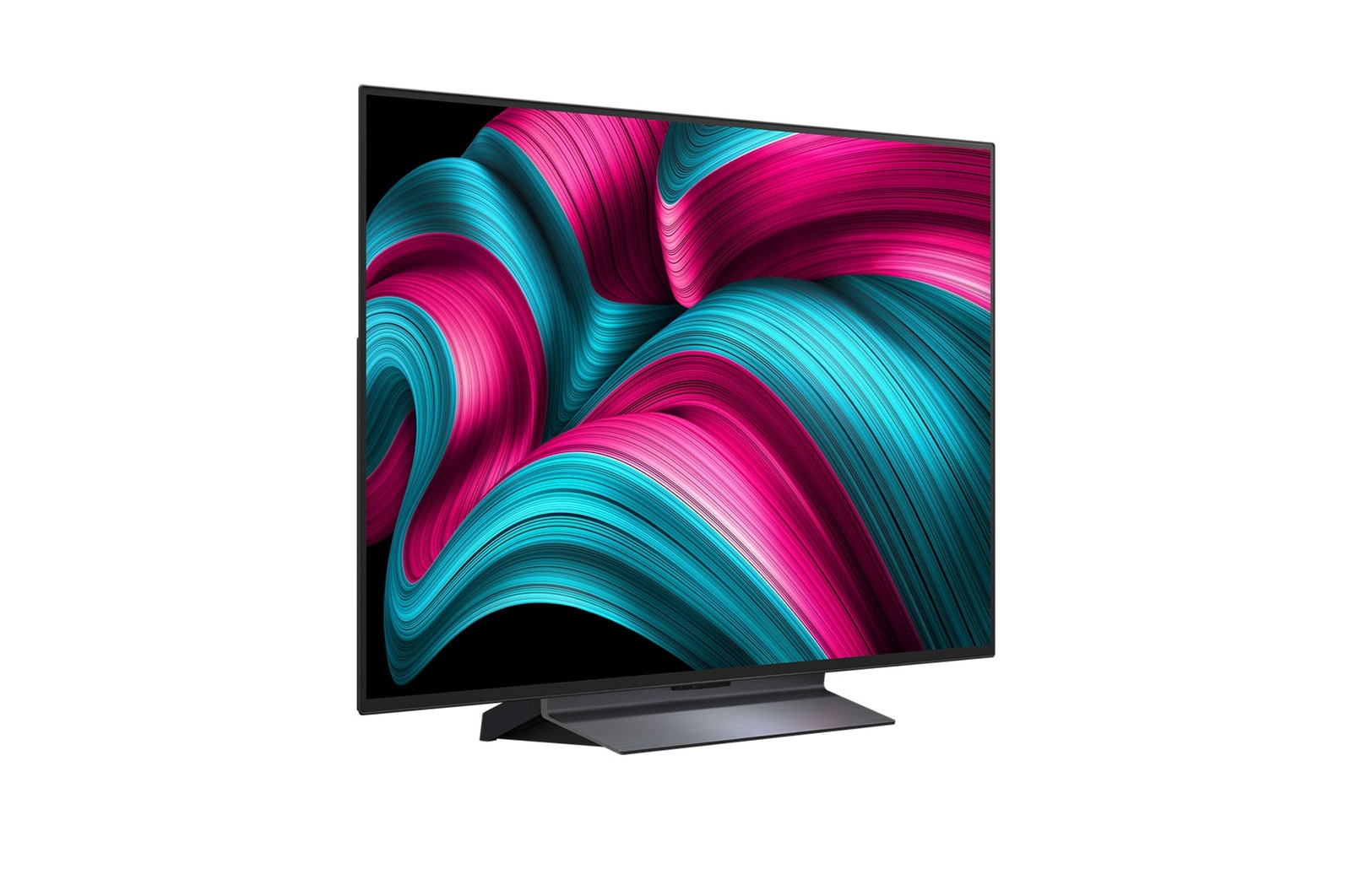 Rear view of LG OLED evo AI C5 4K Smart TV.