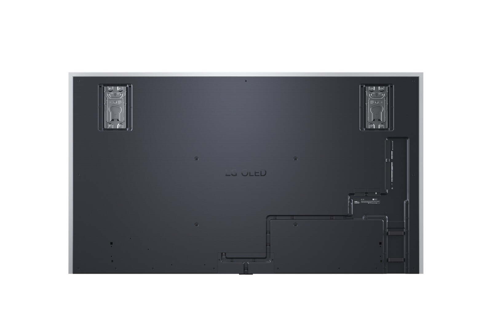 Rear view of LG OLED evo AI G5 4K Smart TV.