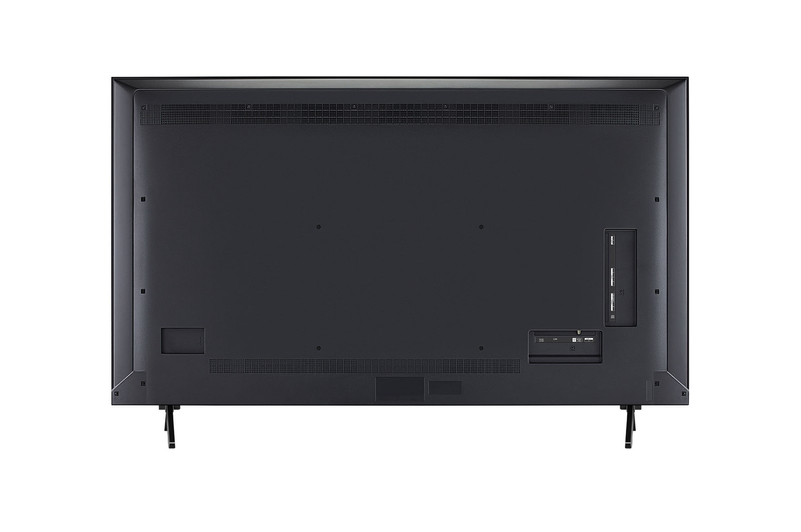 Rear view of LG QNED evo QNED92 TV.