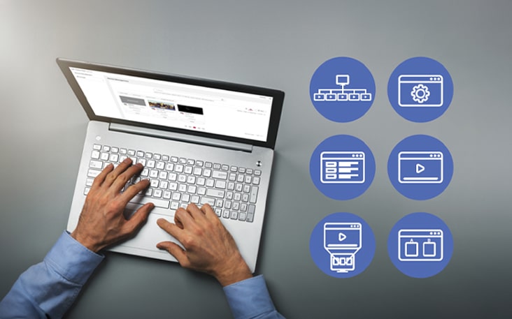 Devices are being controlled remotely using a PC.