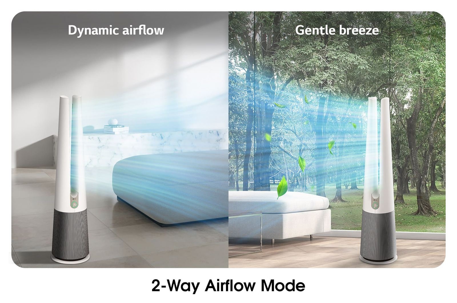 2 Way air flow mode