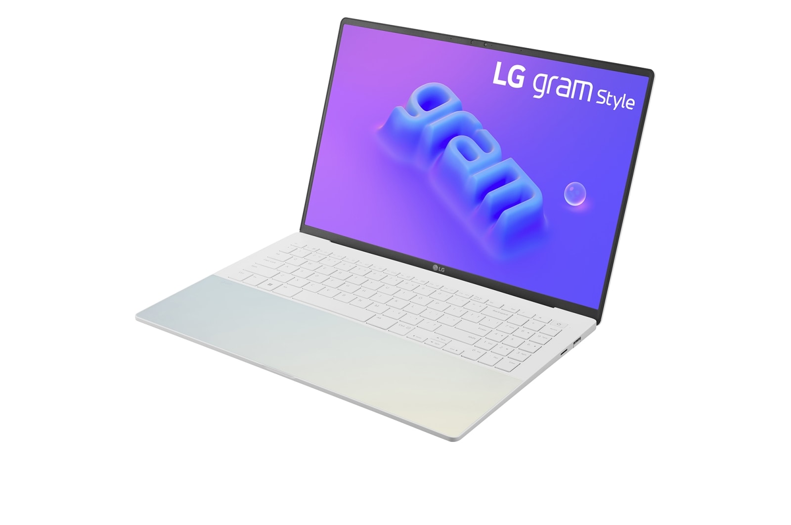 LG gram Style Aurora White 16.0" OLED Display and 13th Gen Intel® Core™ i7 Processor , 16Z90RS-G.AA74A3