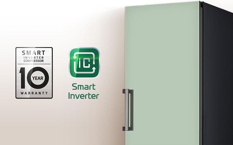 Logo of Smart Inverter Compressor with 10 year warranty and Smart Inverter