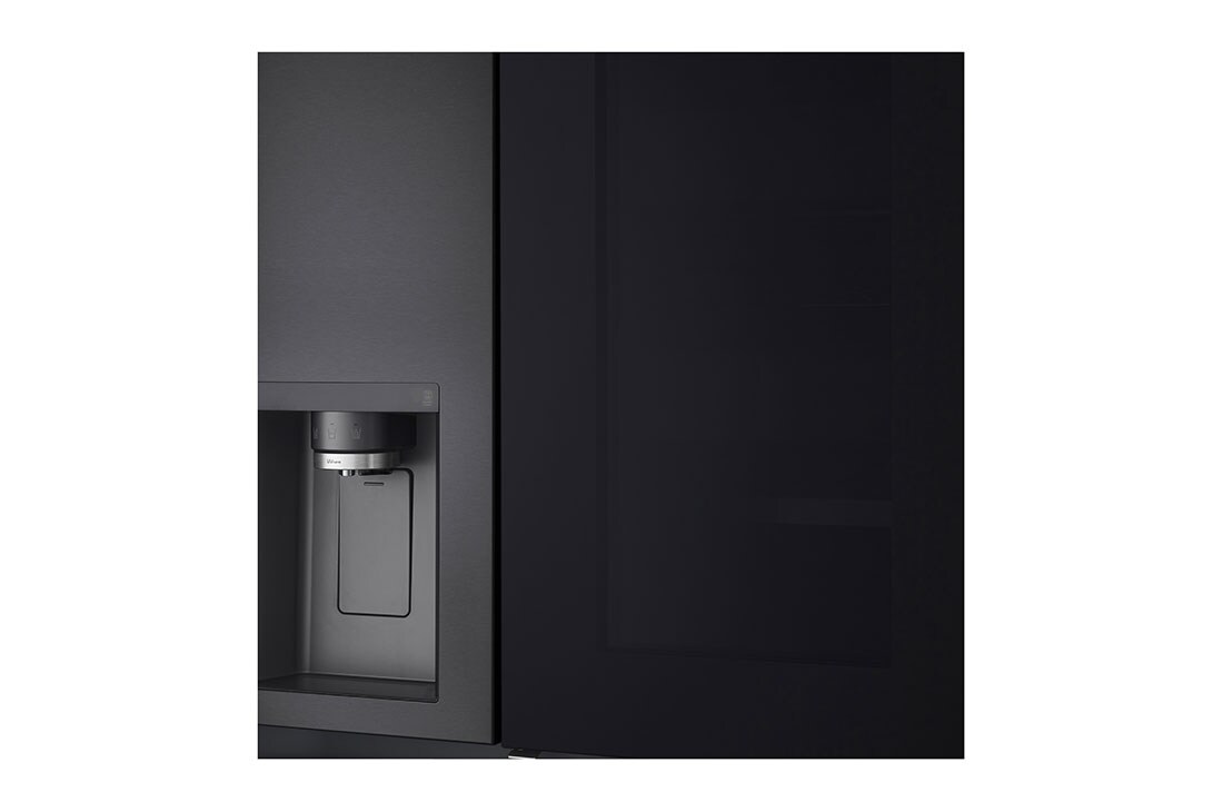 LG  617L Side by Side Fridge with InstaView® Door-in-Door™ in Matt Black, GS-X6172MC