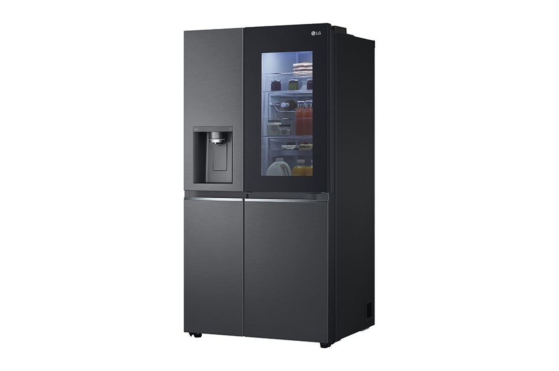 LG  617L Side by Side Fridge with InstaView® Door-in-Door™ in Matt Black, GS-X6172MC