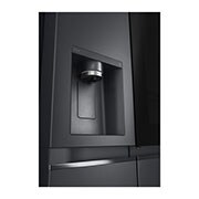 LG  617L Side by Side Fridge with InstaView® Door-in-Door™ in Matt Black, GS-X6172MC