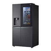 LG  617L Side by Side Fridge with InstaView® Door-in-Door™ in Matt Black, GS-X6172MC