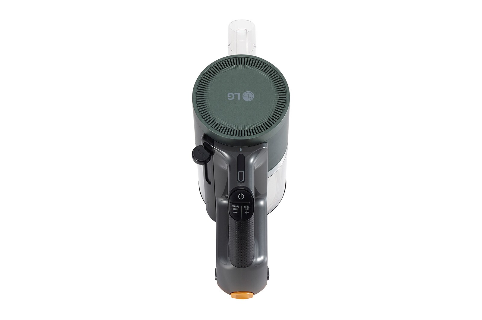 LG Objet Collection | LG CordZero® A9 Kompressor™ Cordless Handstick with All-in-One Tower™ (Calming Green), A9T-STEAM
