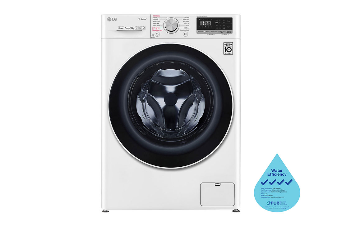 LG 9kg, AI Direct Drive Front Load Washing Machine, FV1409S4W