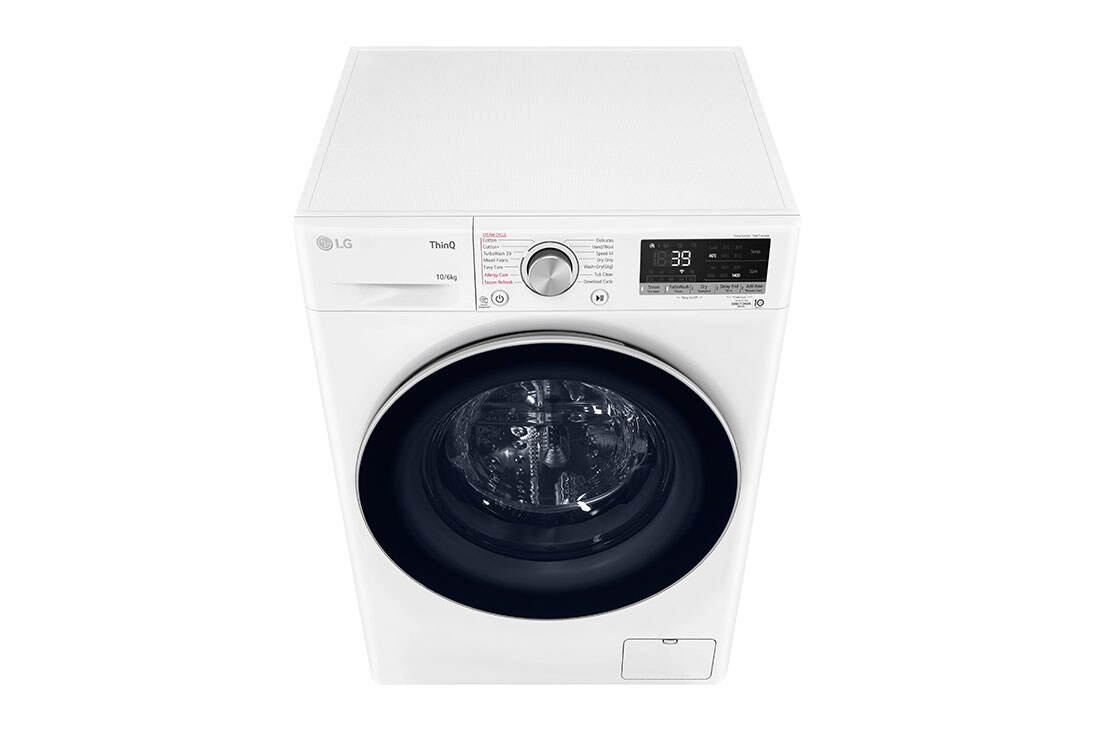 LG 10/6kg, AI Direct Drive Front Load Washer Dryer, FV1410H3W