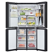 LG 508L InstaView® Refrigerator in Essence Matte Black, GF-G4534EP
