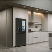 LG 508L InstaView® Refrigerator in Essence Matte Black, GF-G4534EP