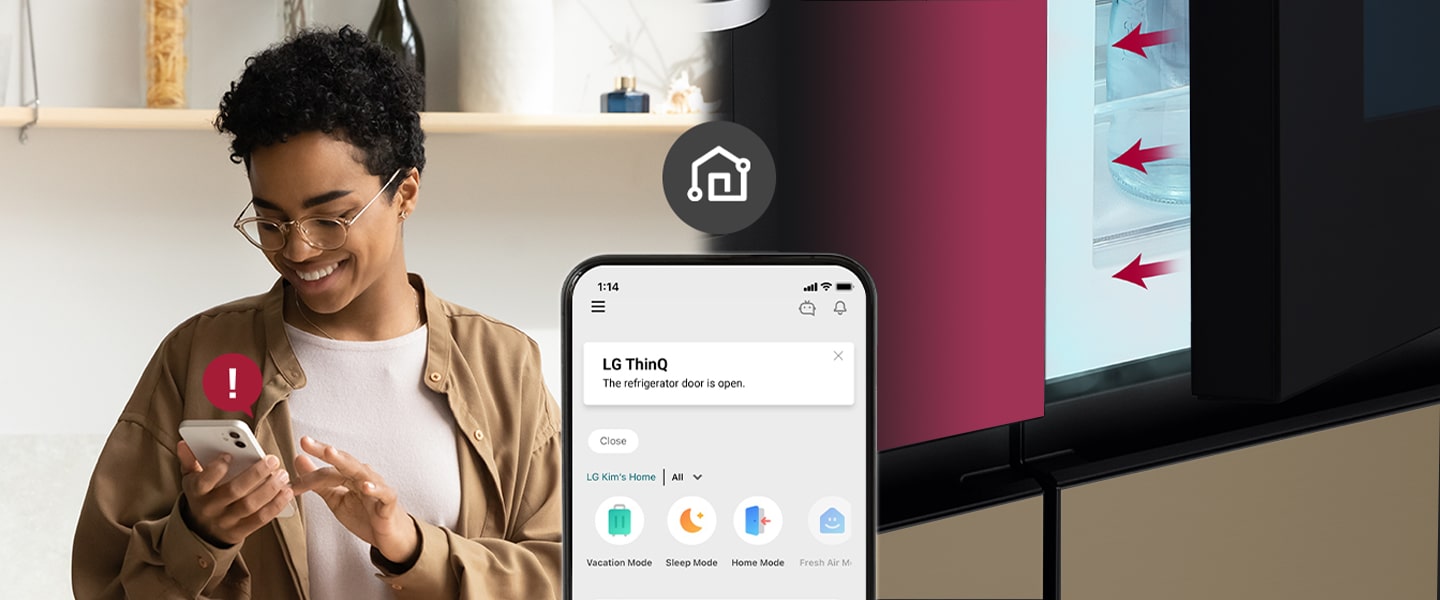  Receive Alerts Through LG ThinQᵀᴹ