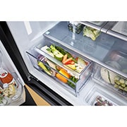 LG 527L InstaView® Fridge with MoodUP™ LED Colour Panels, GF-Q527MU