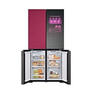LG 527L InstaView® Fridge with MoodUP™ LED Colour Panels, GF-Q527MU