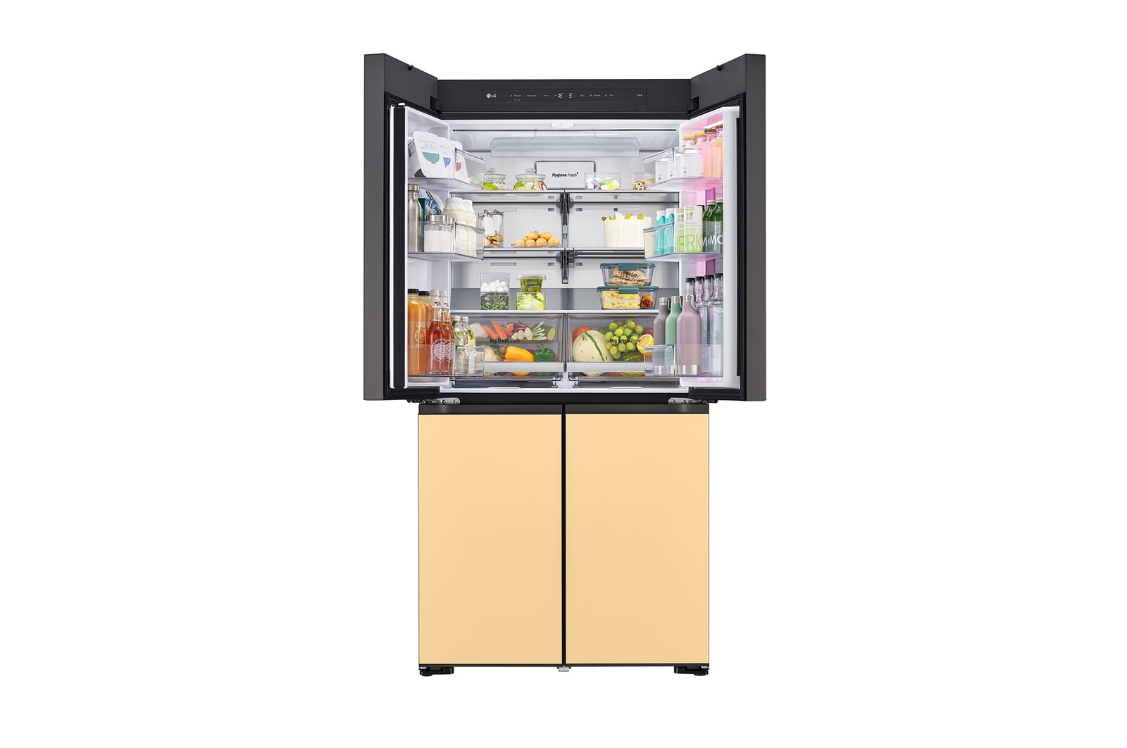 LG 527L InstaView® Fridge with MoodUP™ LED Colour Panels, GF-Q527MU