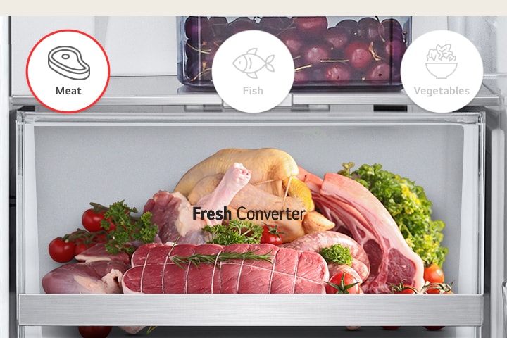 Prolongs freshness with temperature control 