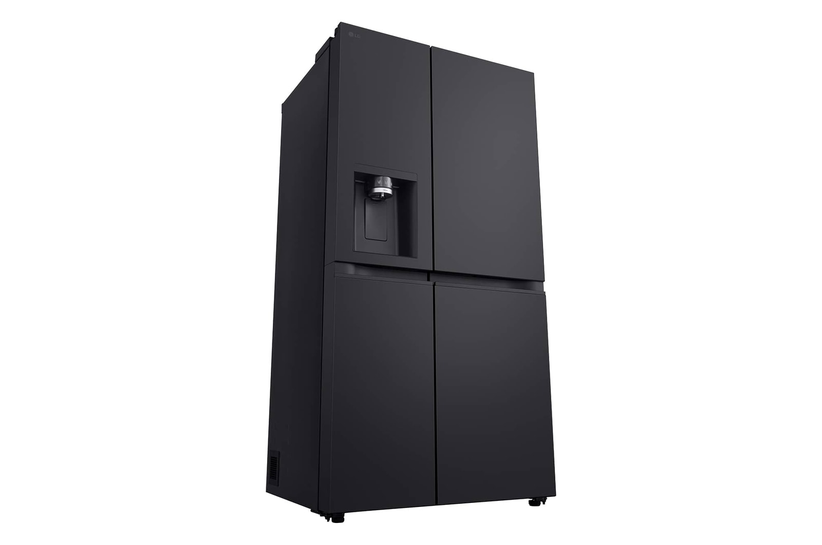 LG 623L Side by Side Fridge with Smart Inverter Compressor™ in Essence Black Steel, GS-L6104EV
