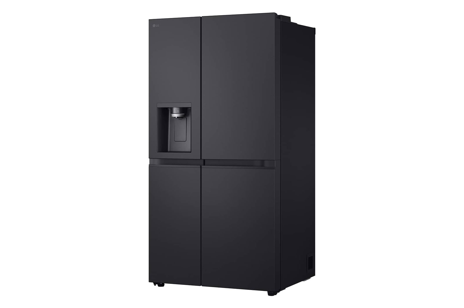 LG 623L Side by Side Fridge with Smart Inverter Compressor™ in Essence Black Steel, GS-L6104EV
