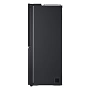 LG 628L InstaView® Door-in-Door® Side by Side Fridge in Essence Black Steel, GS-X6104EV