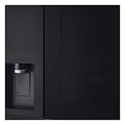 LG 628L InstaView® Door-in-Door® Side by Side Fridge in Essence Black Steel, GS-X6104EV